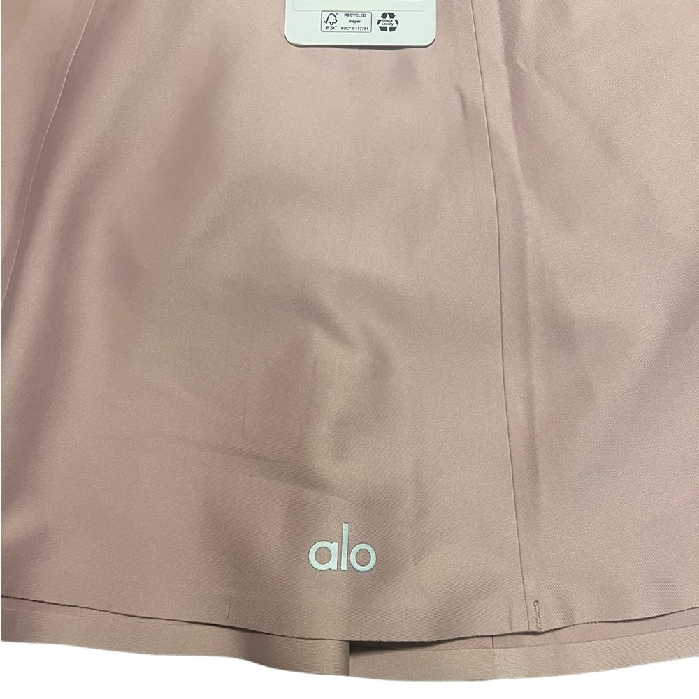 NWT Alo Yoga Airlift Down The Line Tennis Skirt Ballet Pink - Picture 5 of 9